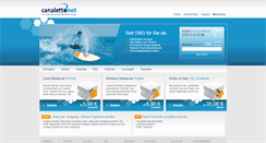 Desktop Screenshot of canaletto.net